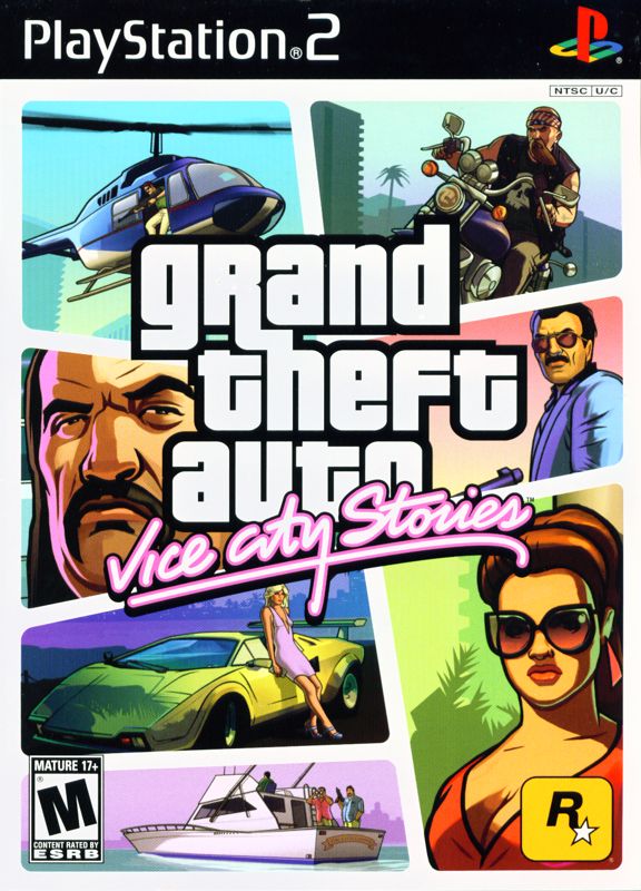 Grand Theft Auto Vice City Stories box art for Playstation 2